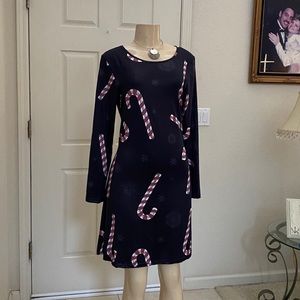 “LULU’S”🎄SUPER CUTE ☃️ CANDY CANE CHRISTMAS DRESS